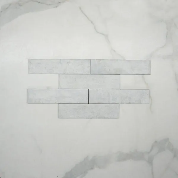 Ivory Macy Brick Look Tile Matt Porcelain Sample