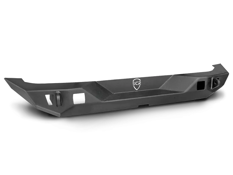 JCR OFFROAD VanGuard Rear Full Width Bumper, Textured Black for 07-18 Jeep Wrangler JK & JK Unlimited
