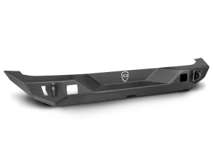 JCR OFFROAD VanGuard Rear Full Width Bumper, Textured Black for 07-18 Jeep Wrangler JK & JK Unlimited