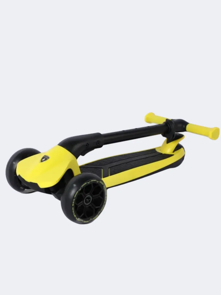 Joerex Lamborghini 3 Wheel Skating Scooter Yellow/Black