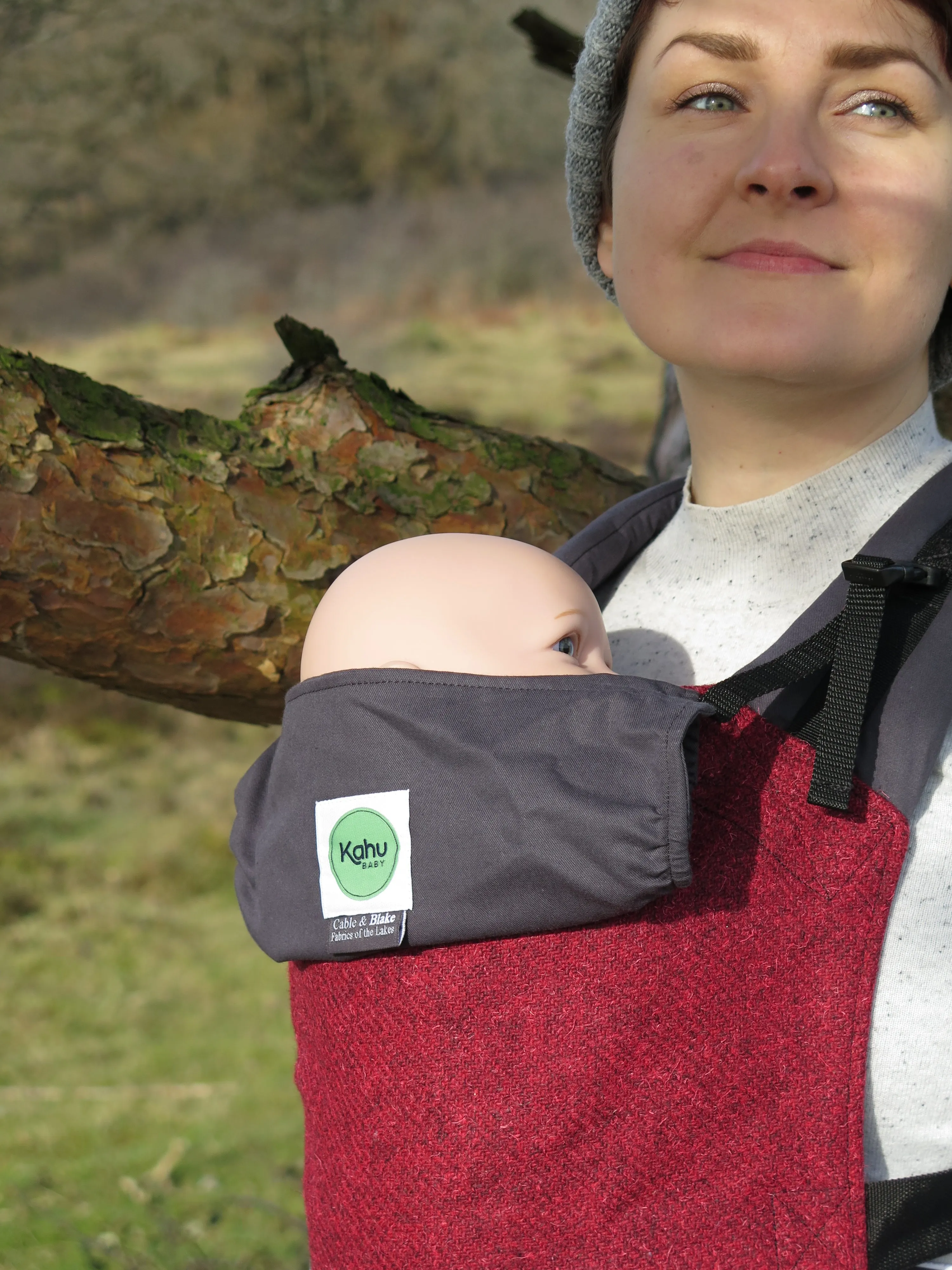 KahuBaby Carrier - Herdwick Tweed, Friars Crag