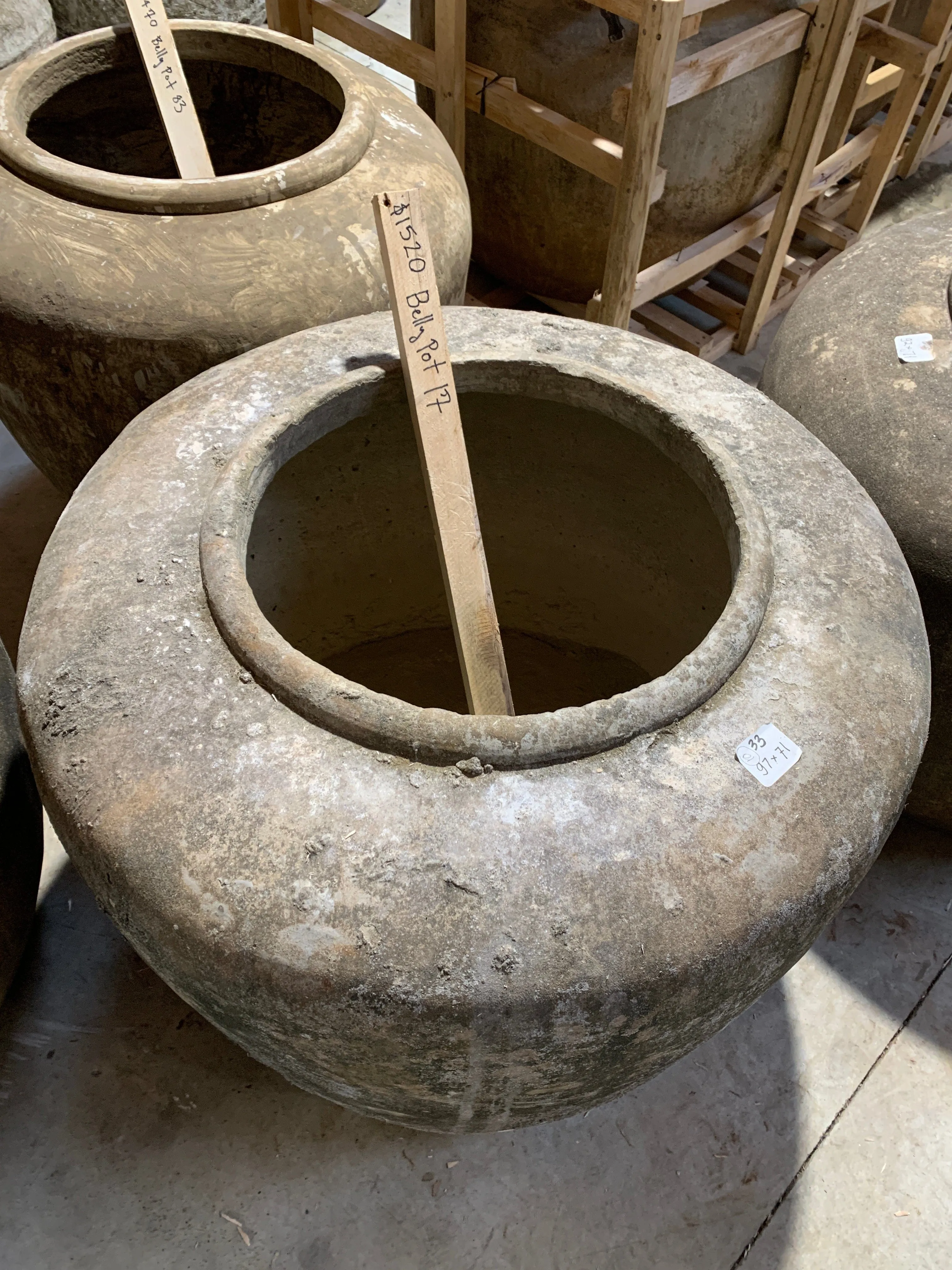 Large Belly Pots