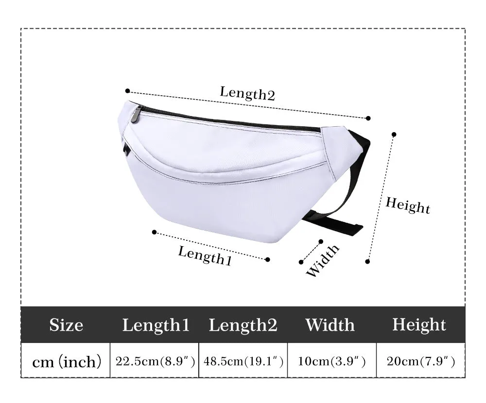 Large Halloween Bats Fanny Pack