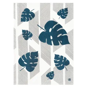 Leafy Lines Tea Towel