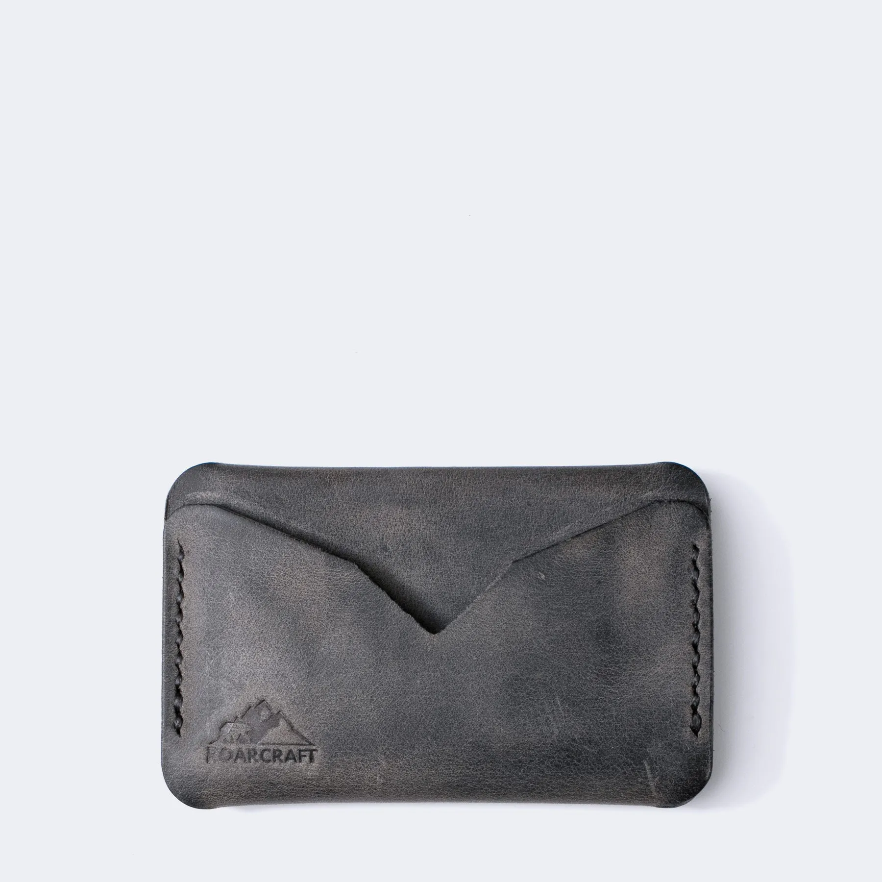 Leather Mini Card Holder - Troya