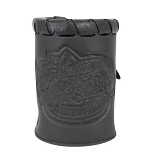Leather Motorcycle Cup Holder With Braid Live To Ride Ride To Live