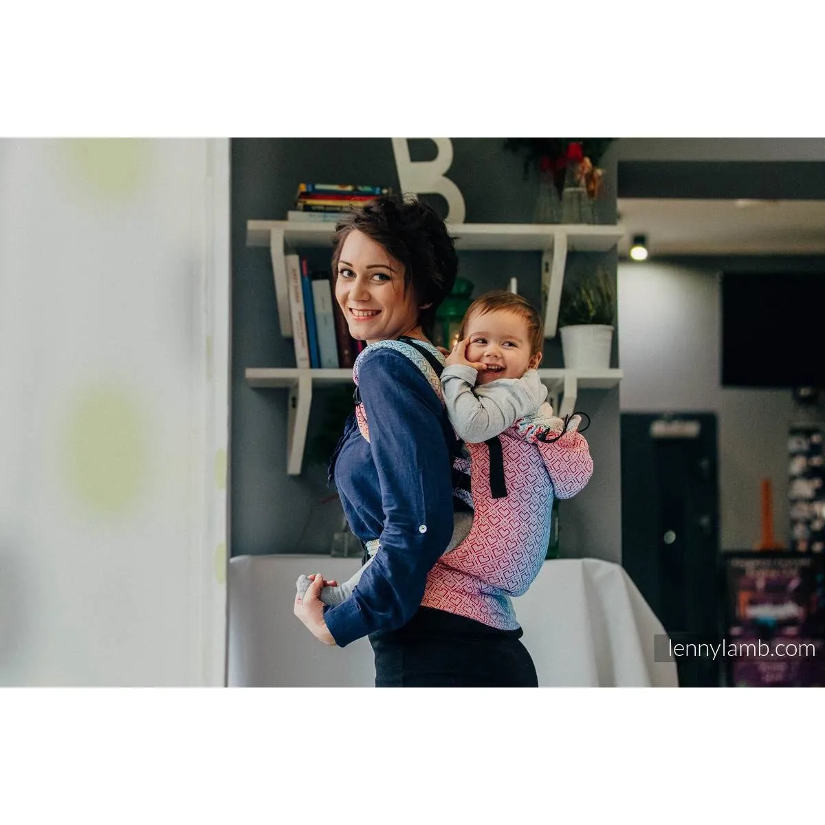 Lenny Lamb Ergonomic Carrier (TODDLER) -  BIG LOVE RAINBOW