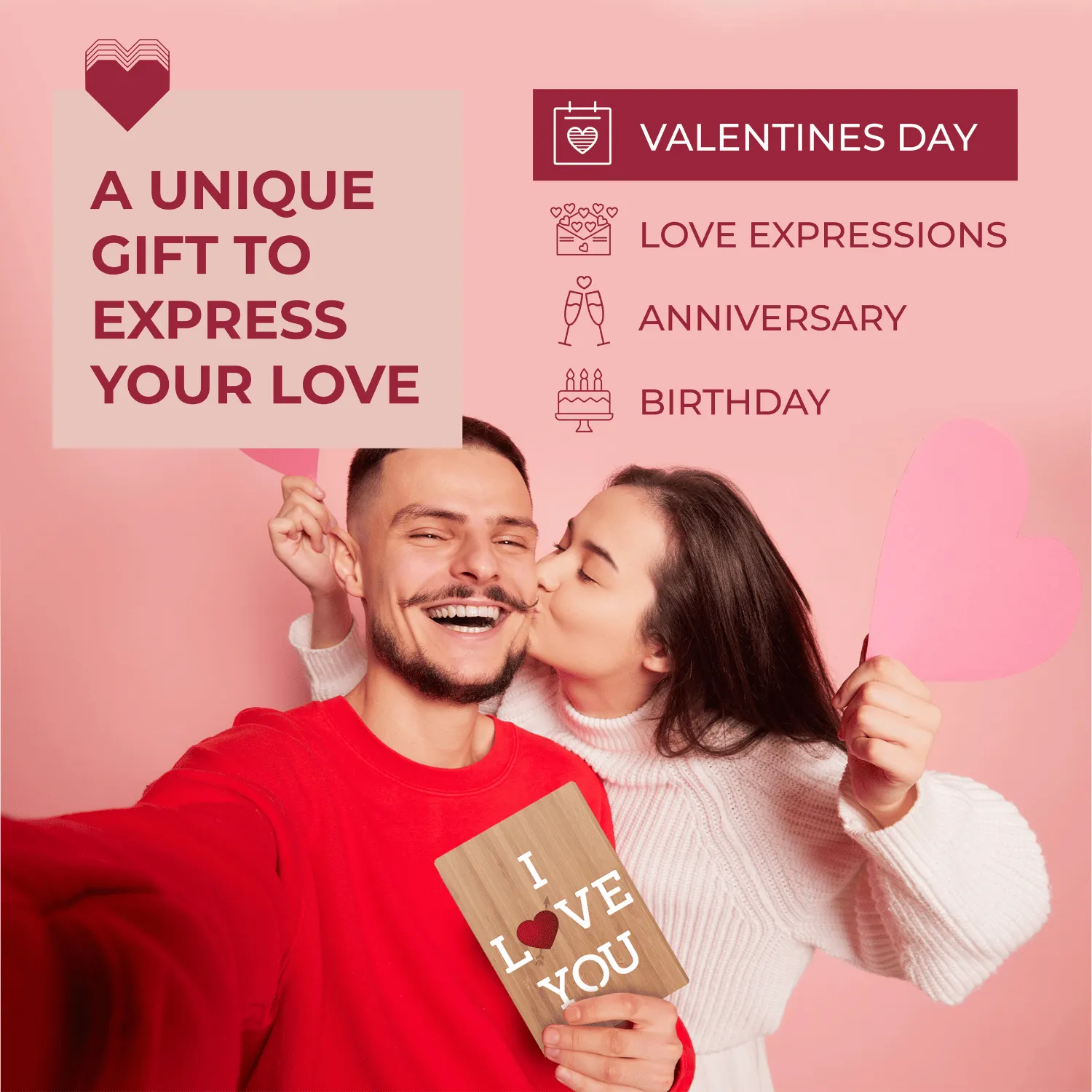 Love & Anniversary Card | Handmade, Sustainable, Unique Keepsake
