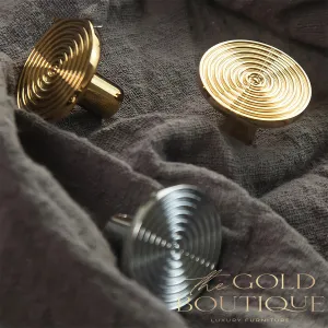 Lucia Brass Cabinet Door Knob