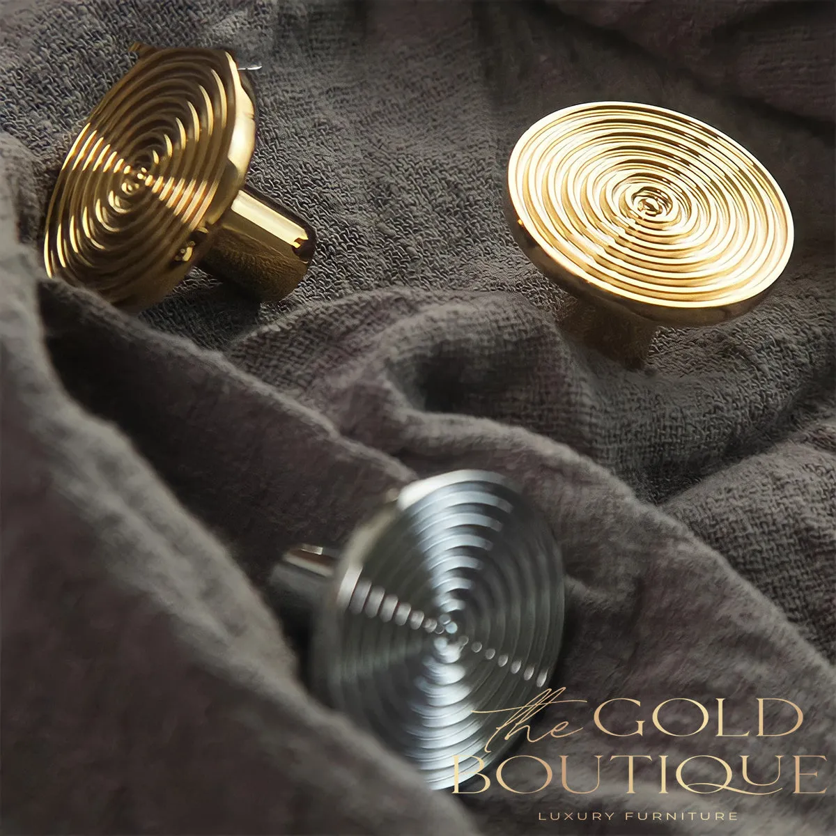 Lucia Brass Cabinet Door Knob