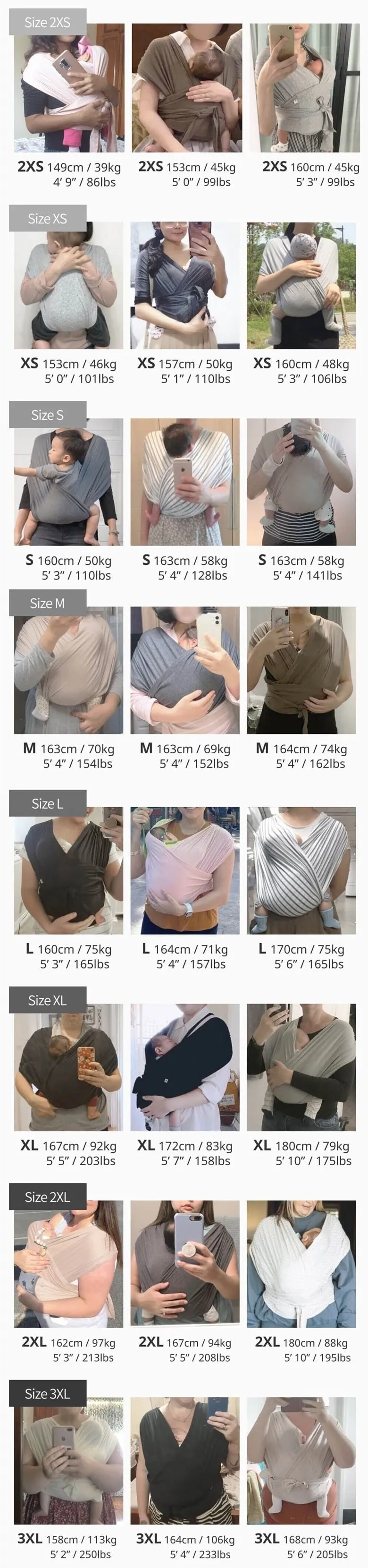 Made in Korea Konny air mesh Baby Carrier