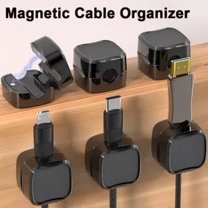 Magnetic Cable Organizer (3-Pack) – No More Cable Mess