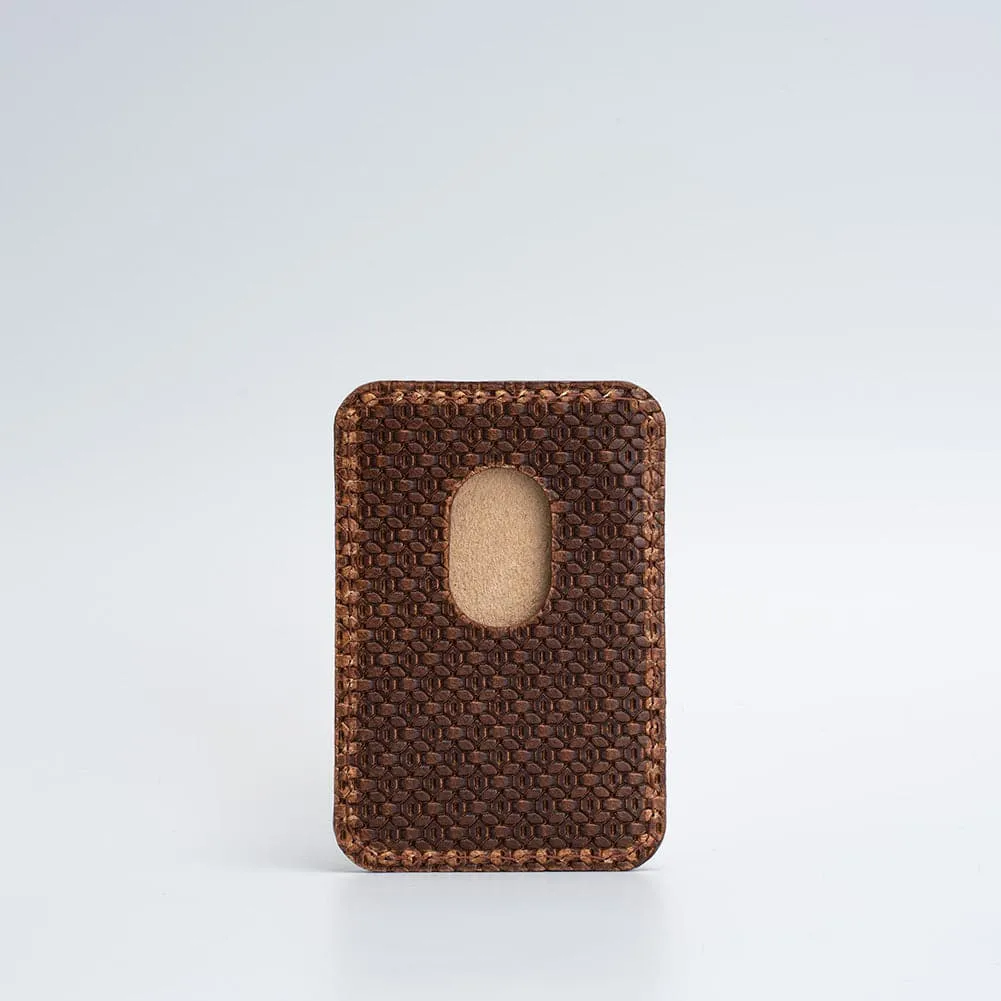 MagSafe leather wallet Geometric Net