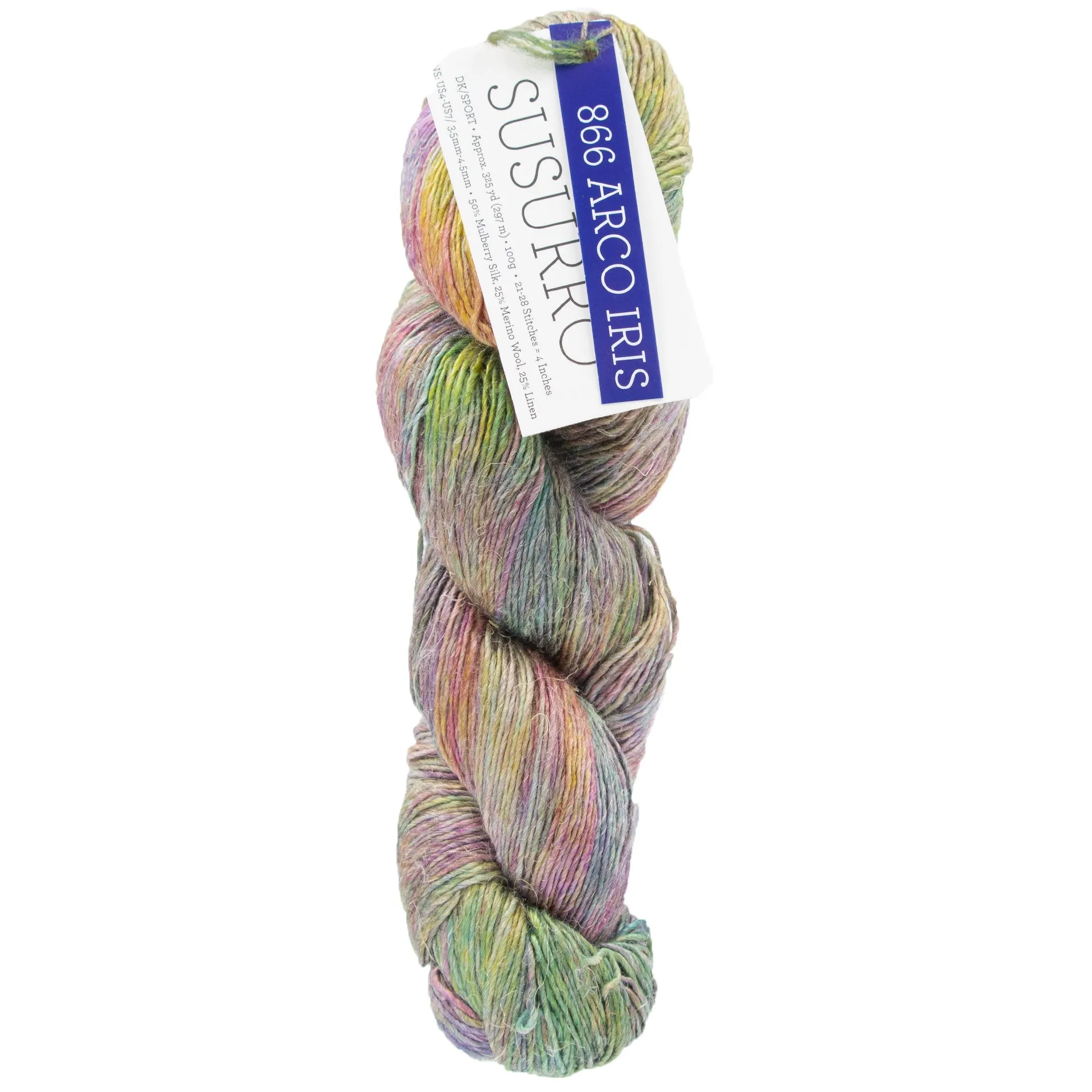 Malabrigo Susurro Yarn - 866 Arco Iris