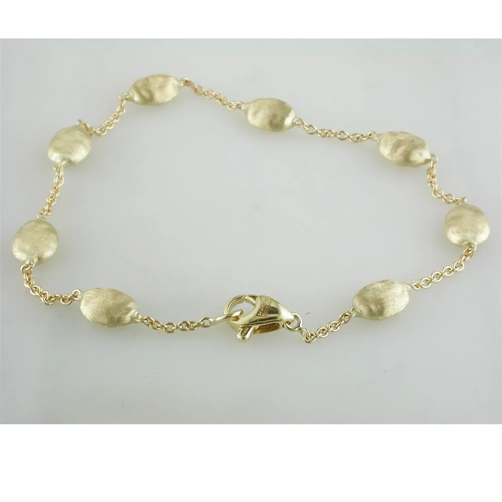 Marco Bicego Siviglia 18K Yellow Gold Bracelet 7.5" BB553 Y