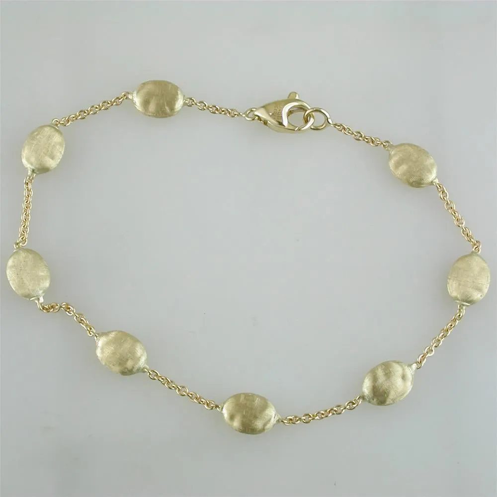 Marco Bicego Siviglia 18K Yellow Gold Bracelet 7.5" BB553 Y
