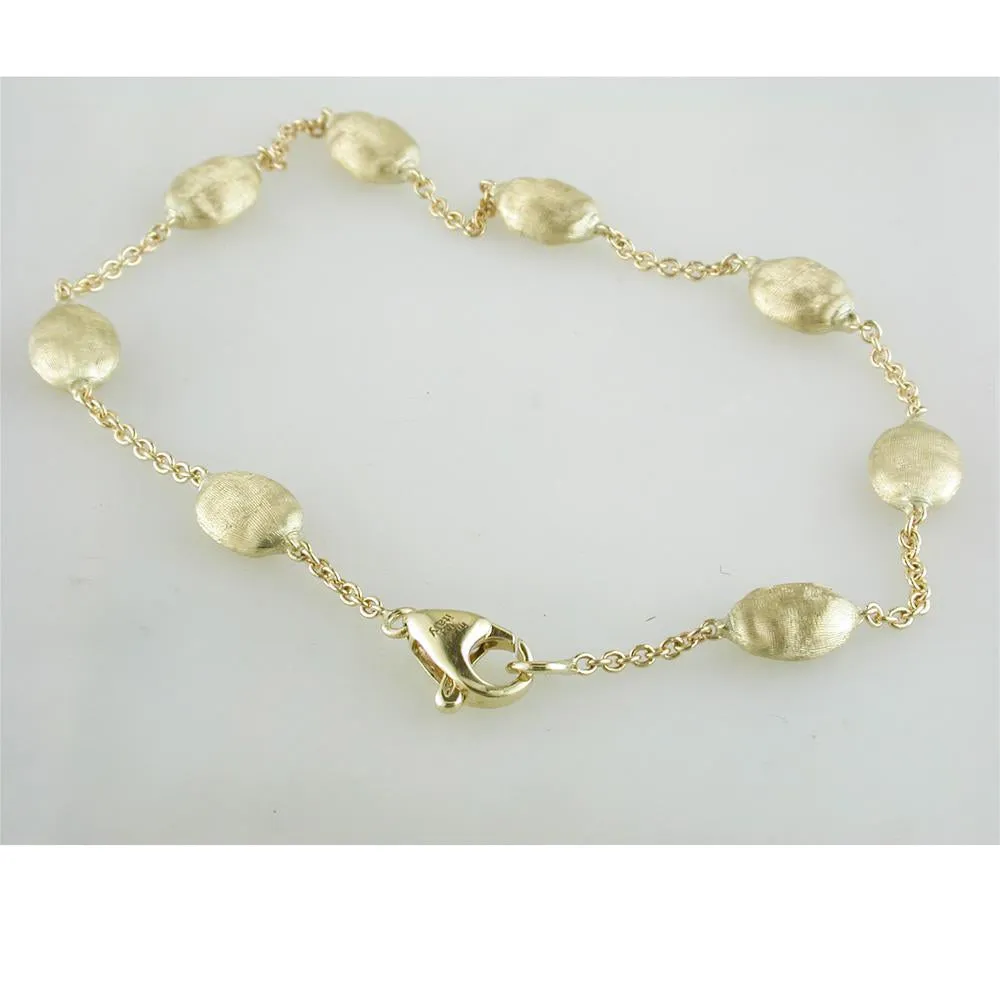 Marco Bicego Siviglia 18K Yellow Gold Bracelet 7.5" BB553 Y