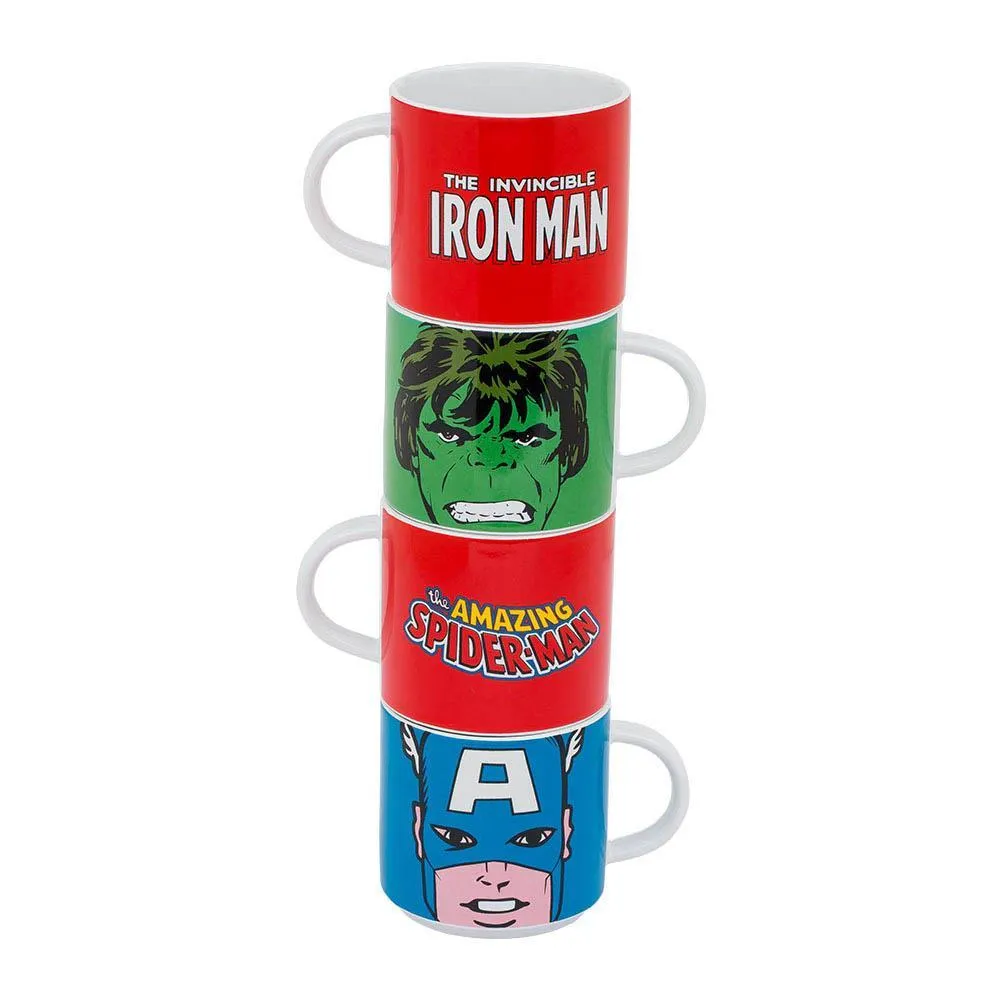 Marvel Stacking Mugs 4 Pc. Set