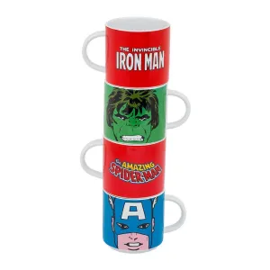 Marvel Stacking Mugs 4 Pc. Set