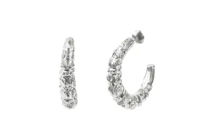 Marwari Silver (Large) Hoops