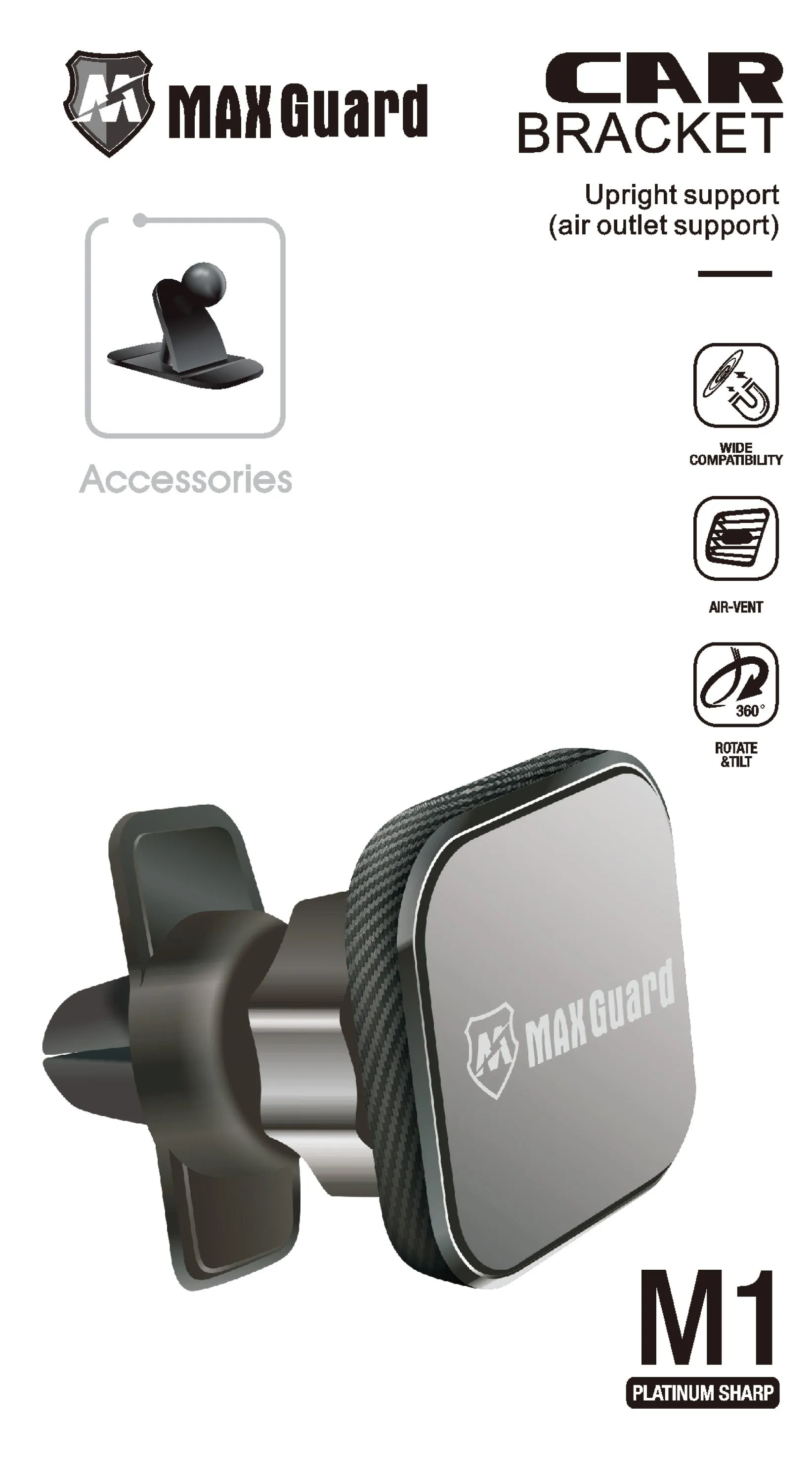 MaxGuard M1 Car Airvent Bracket holder