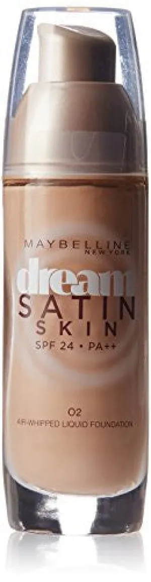 Maybelline Dream Satin Skin Foundation O2 Porcelain 30ml