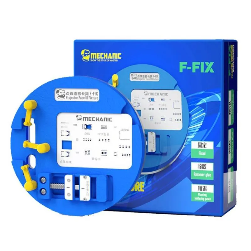 MECHANIC F-FIX Dot Matrix Projector Repair Fixture Face ID Platform For iPhone X-13 PRO Max BGA Reballing Stencil Holder