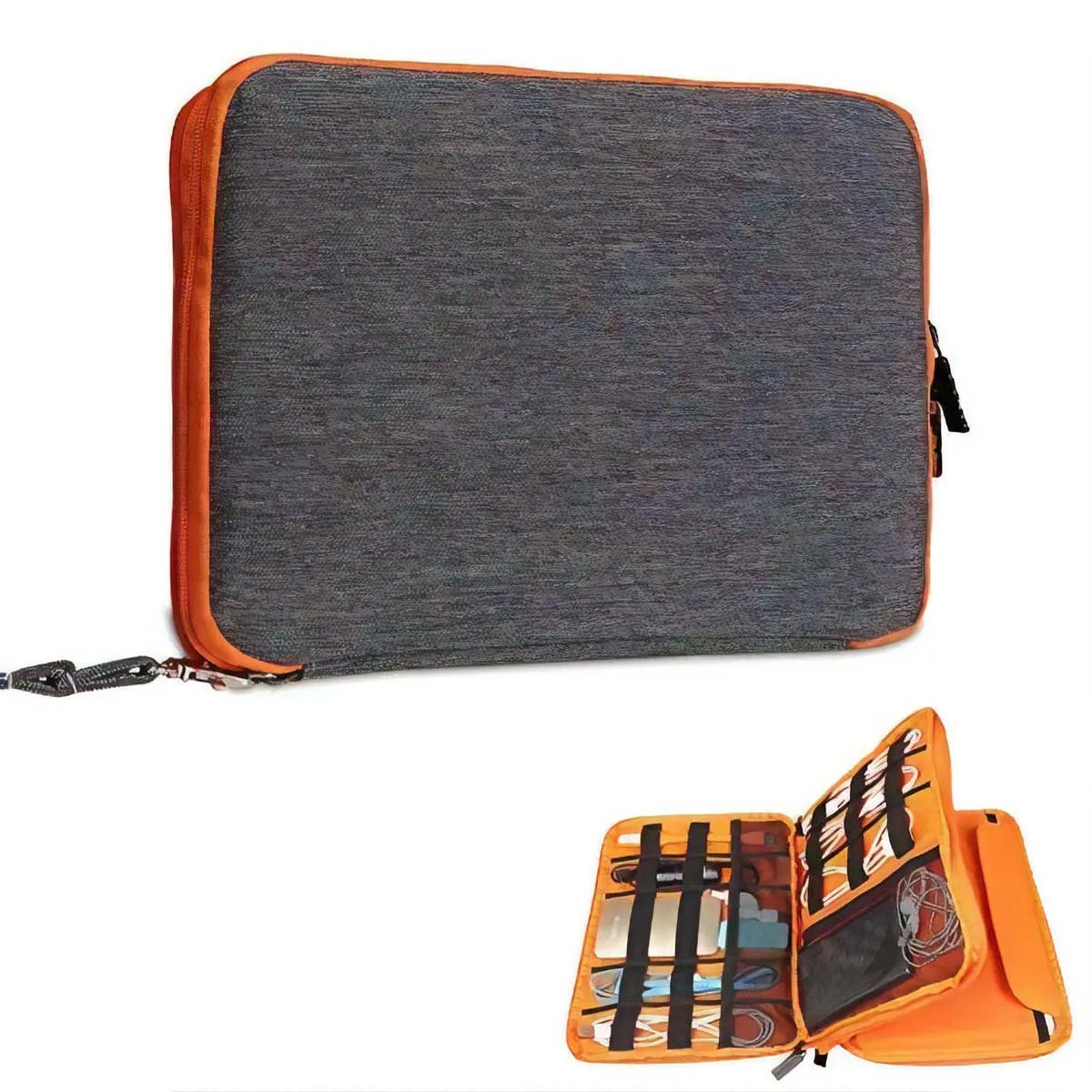 Men's Double Layer Waterproof Tech Bag