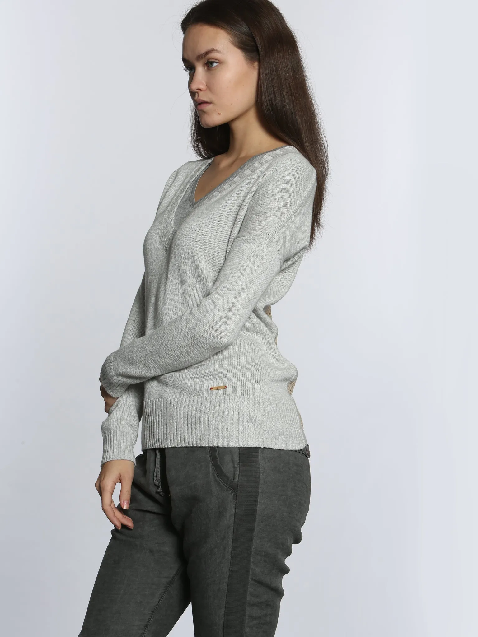 Mesh Back Vee - Cloud