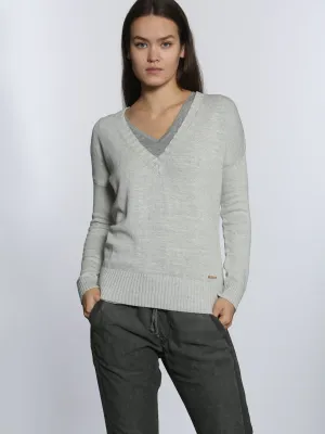Mesh Back Vee - Cloud
