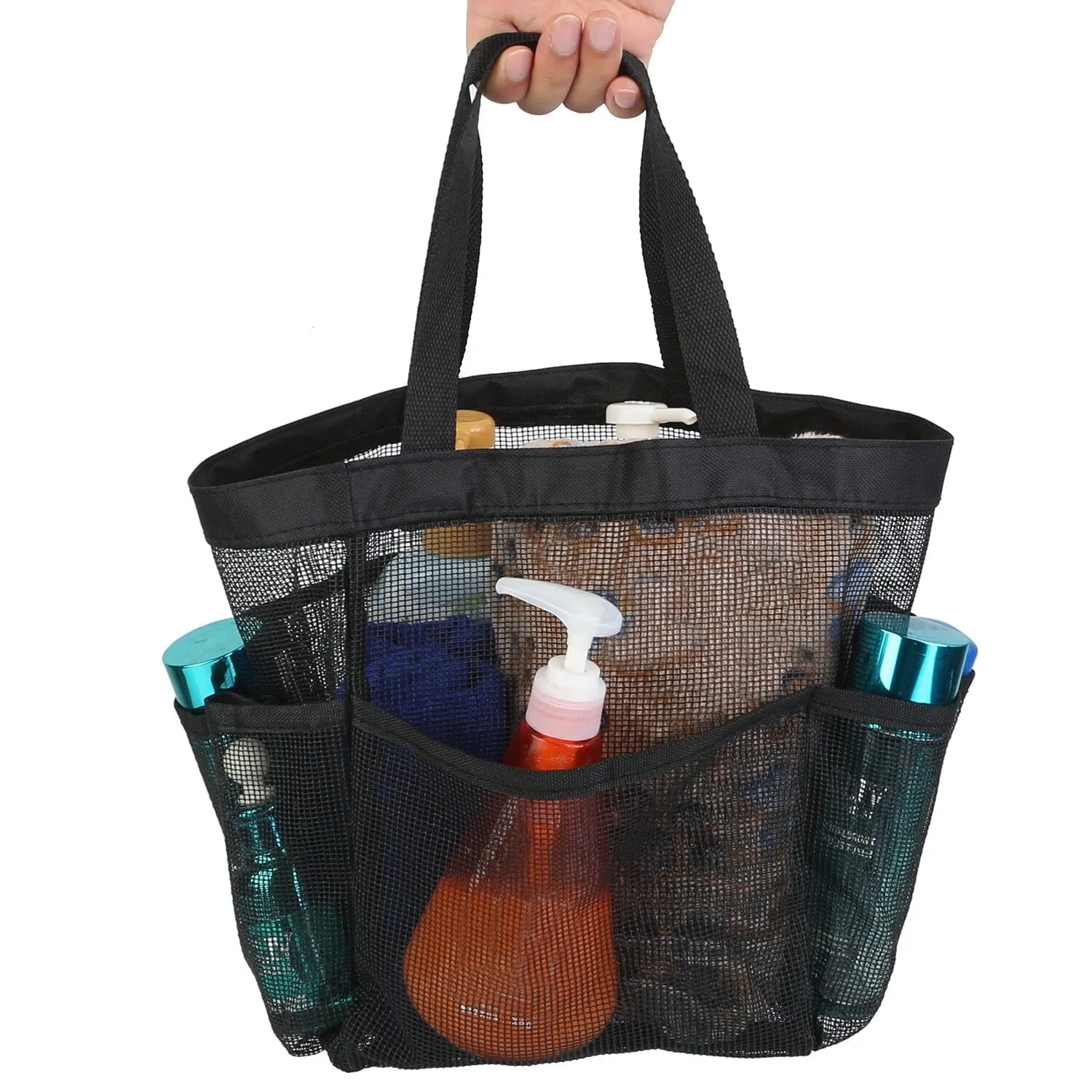Mesh Shower Caddy Bag Organizer Storage Hanging Basket