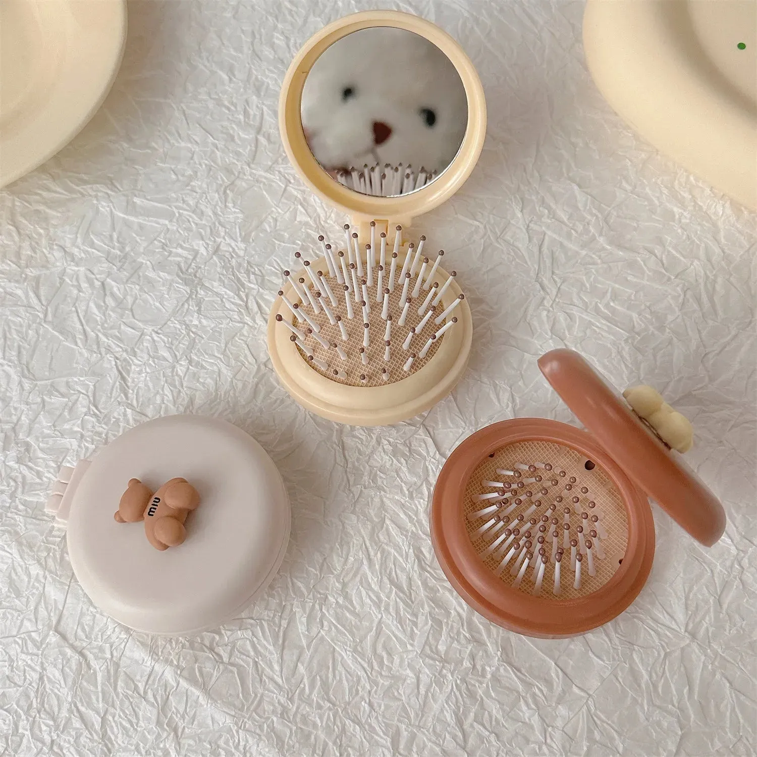 Mini Bear Foldable Head Massage Comb
