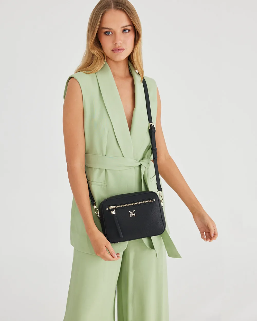 Molly Camera Crossbody Bag   Stripe Bag Strap