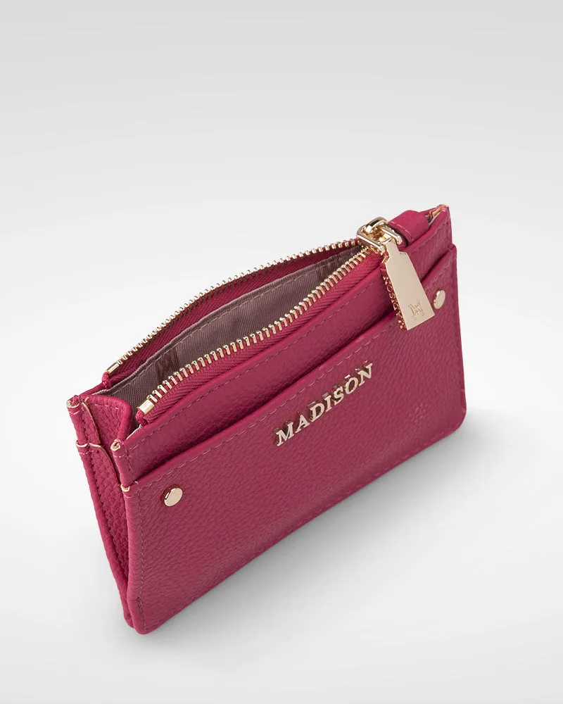 Monica 5 Piece Giftbox - Crossbody Bag, Stripe Bag Strap, Cardholder, Keychain & Personalisation Charm