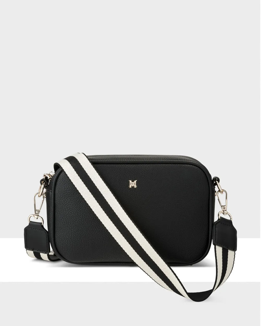 Monica 5 Piece Giftbox - Crossbody Bag, Stripe Bag Strap, Cardholder, Keychain & Personalisation Charm