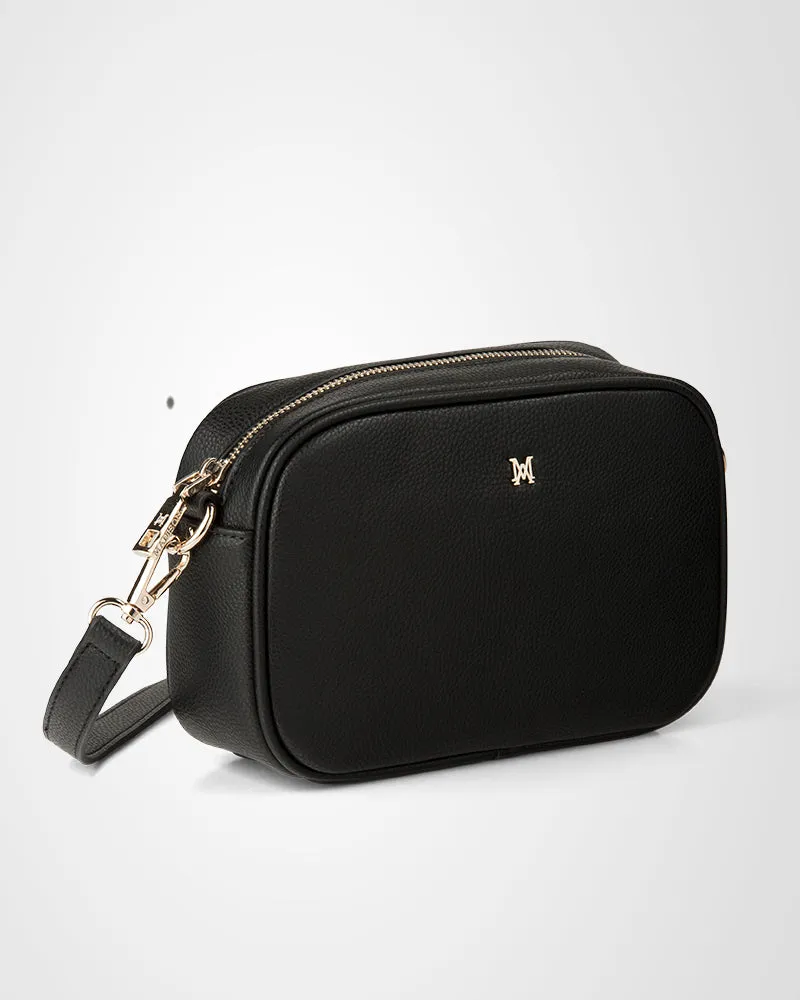 Monica 5 Piece Giftbox - Crossbody Bag, Stripe Bag Strap, Cardholder, Keychain & Personalisation Charm