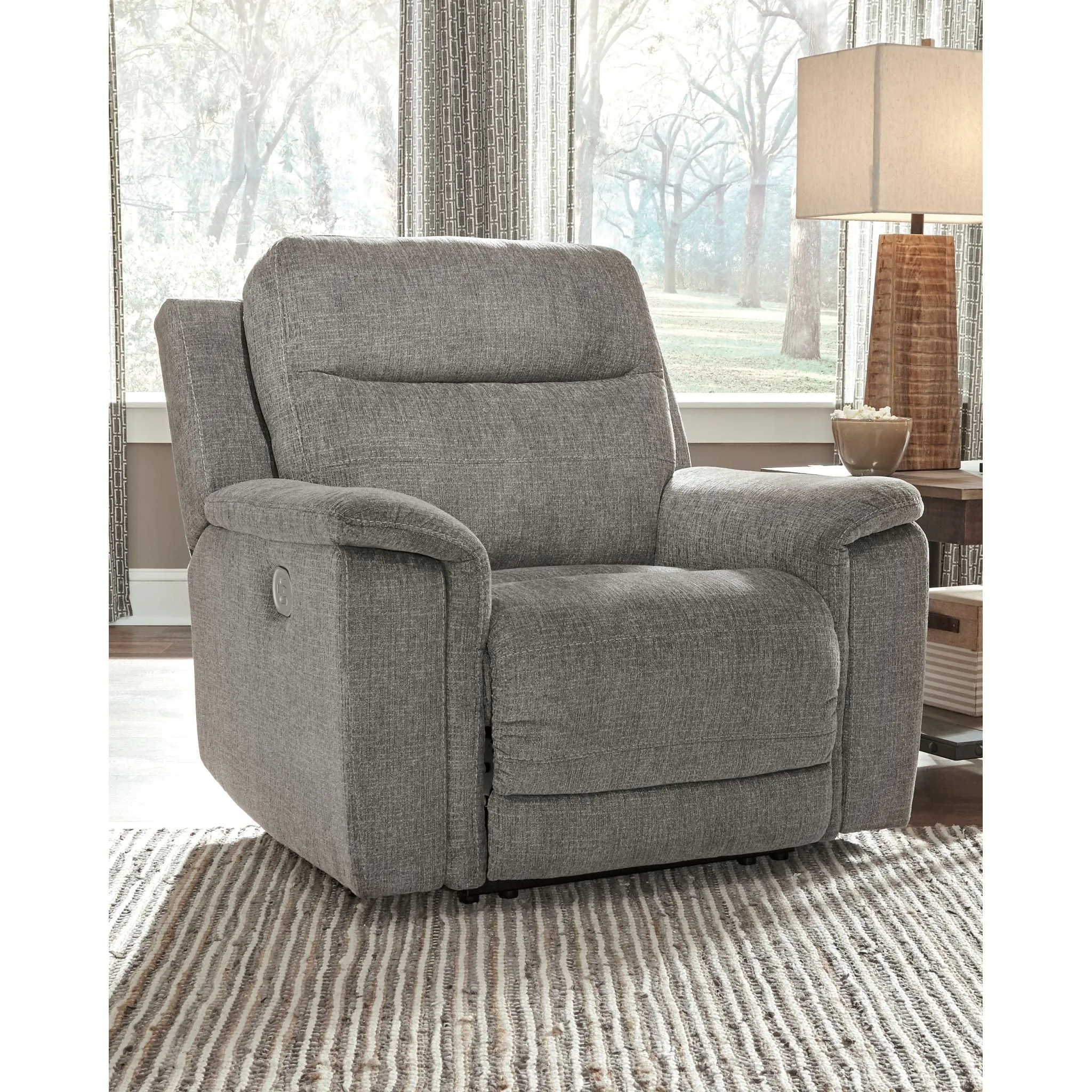 Mouttrie Power Recliner with Adjustable Headrest