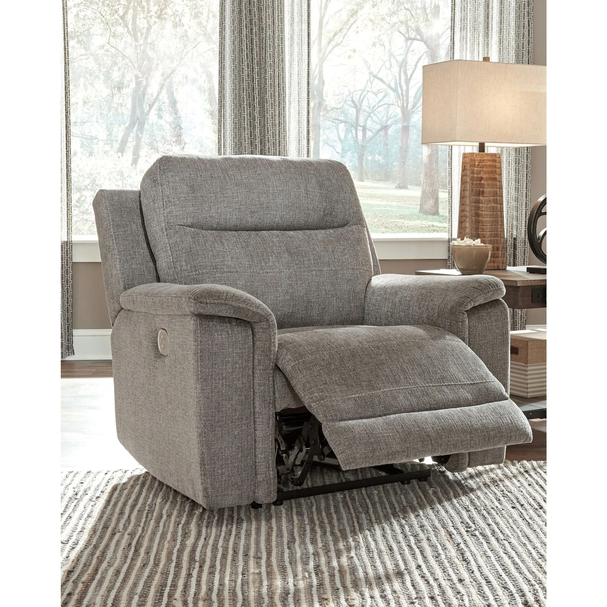 Mouttrie Power Recliner with Adjustable Headrest