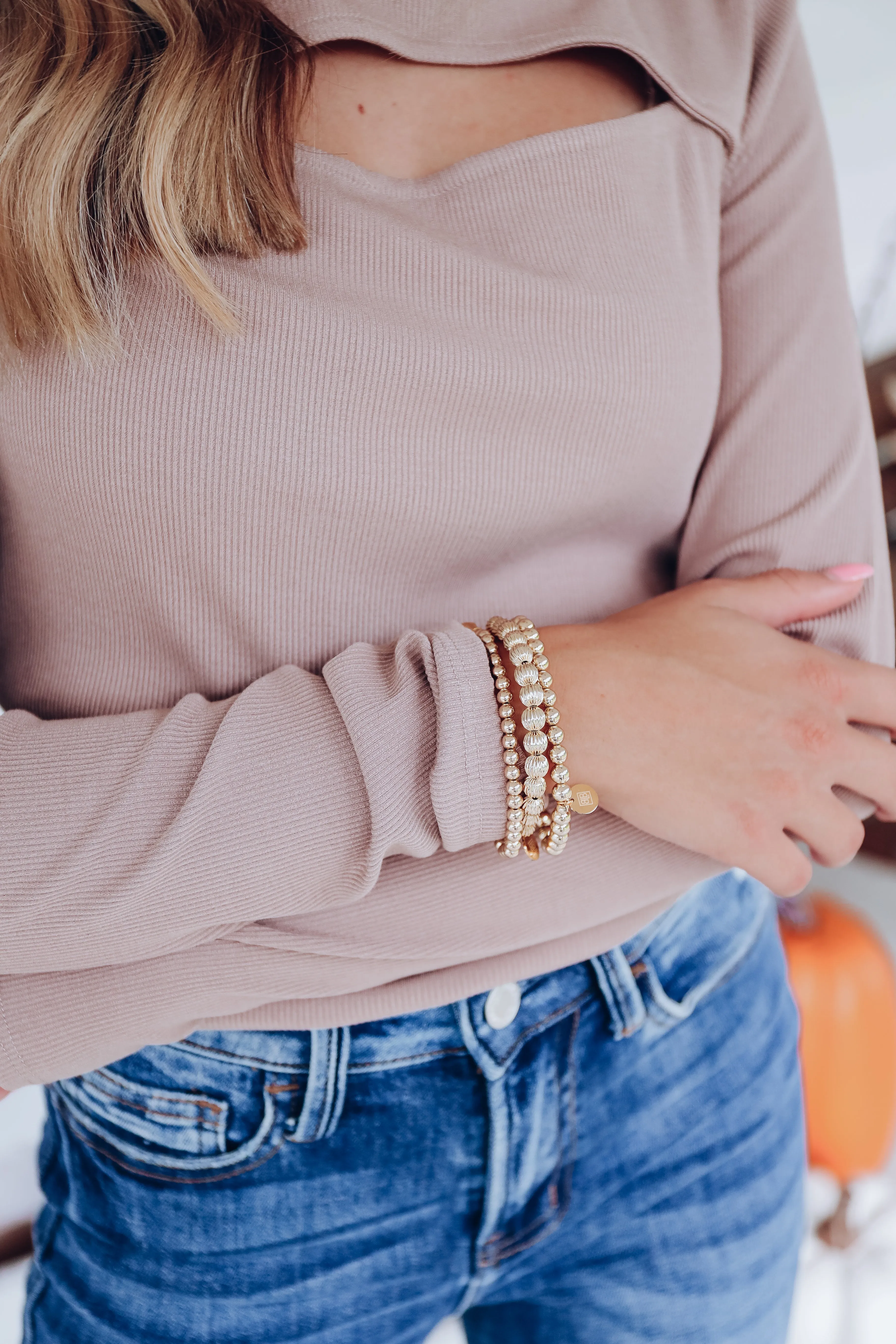Mrs. Bracelet Set by B.b.Lila - Gold Plated