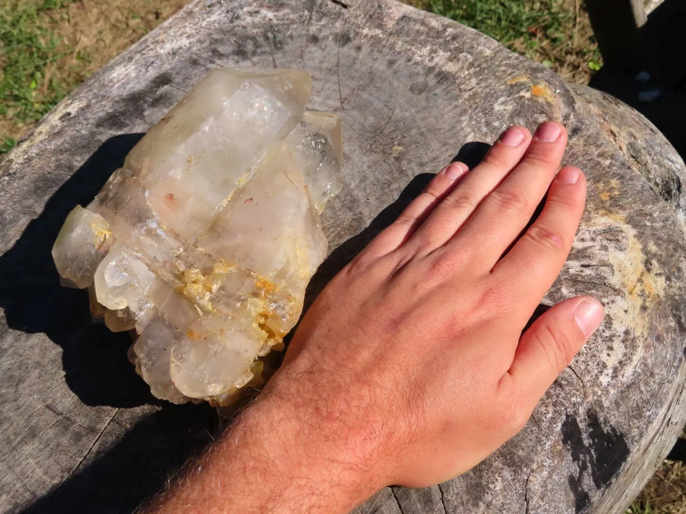 Natural Arcadian Multi Terminated Quartz Crystal x 1 From Angola