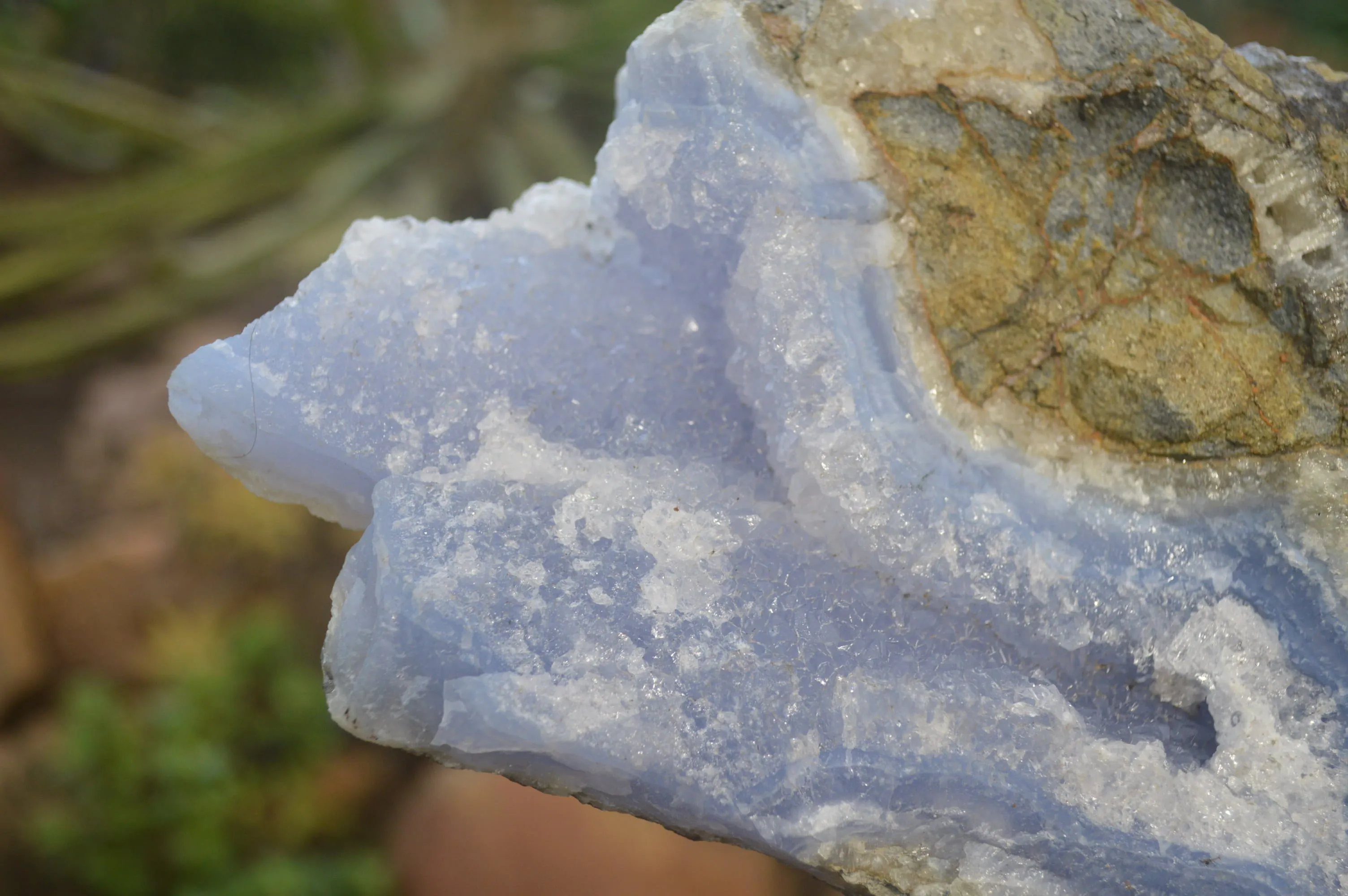 Natural Blue Lace Agate Specimens x 1 From Nsanje, Malawi