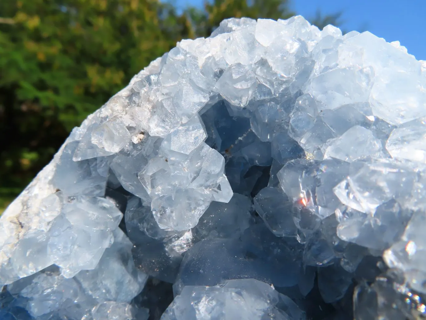 Natural Celestite Specimen Has Damage But Nice x 1 From Sakoany, Madagascar