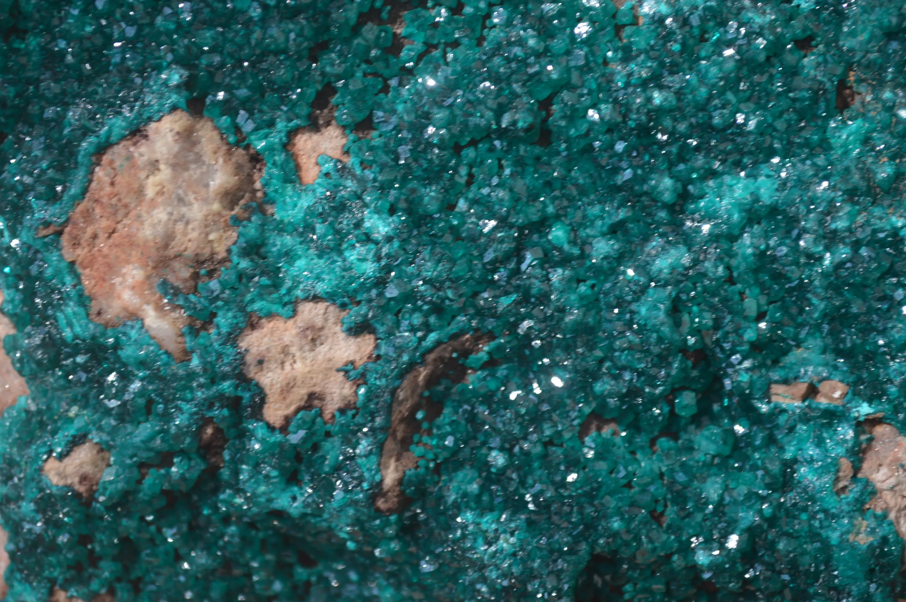 Natural Extra Large Emerald Dioptase Dolomite Specimen  x 1 From Likasi, Congo