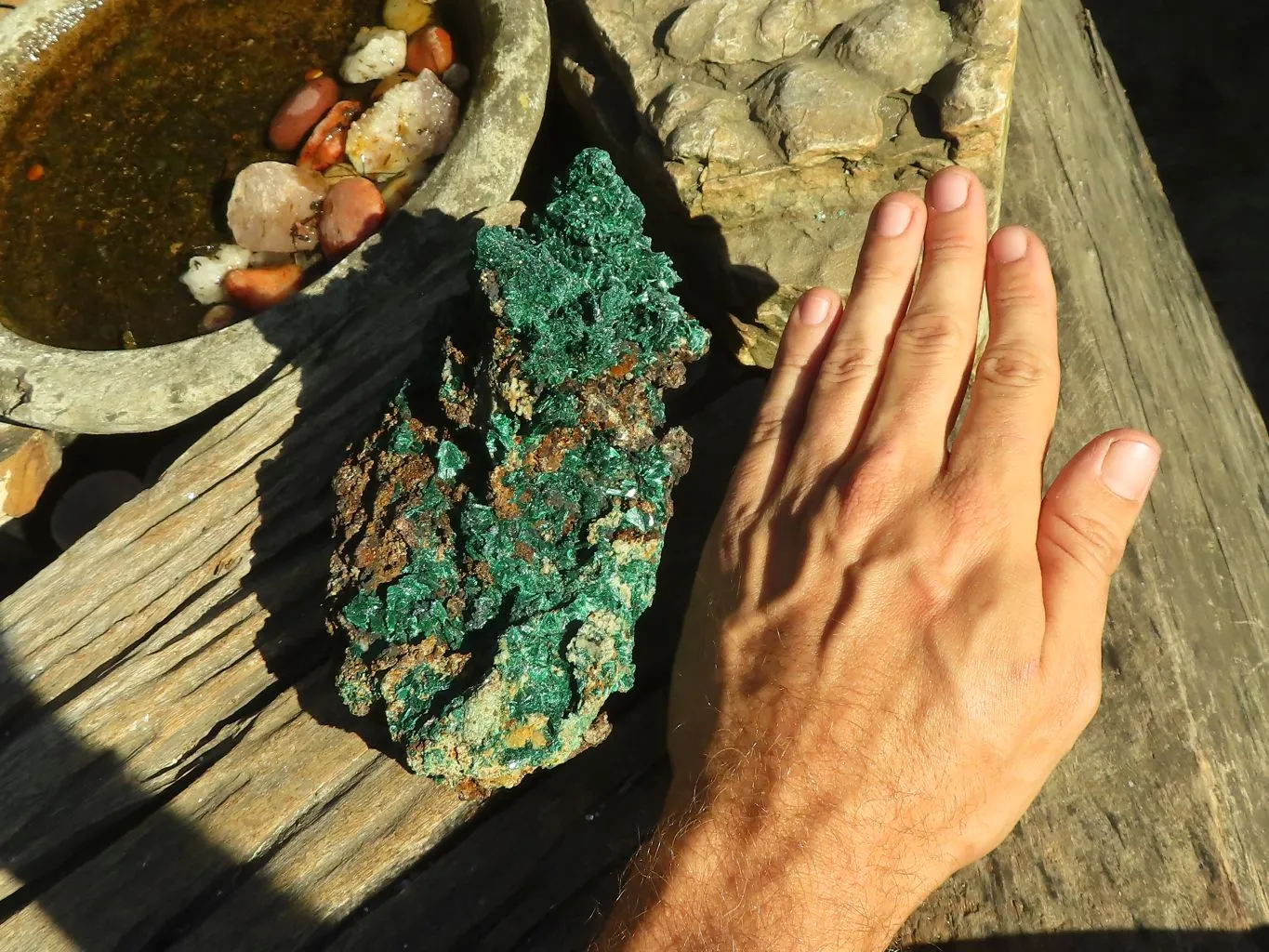 Natural Fibrous Acicular Silky Malachite Specimen  x 1 From Kasompe, Congo