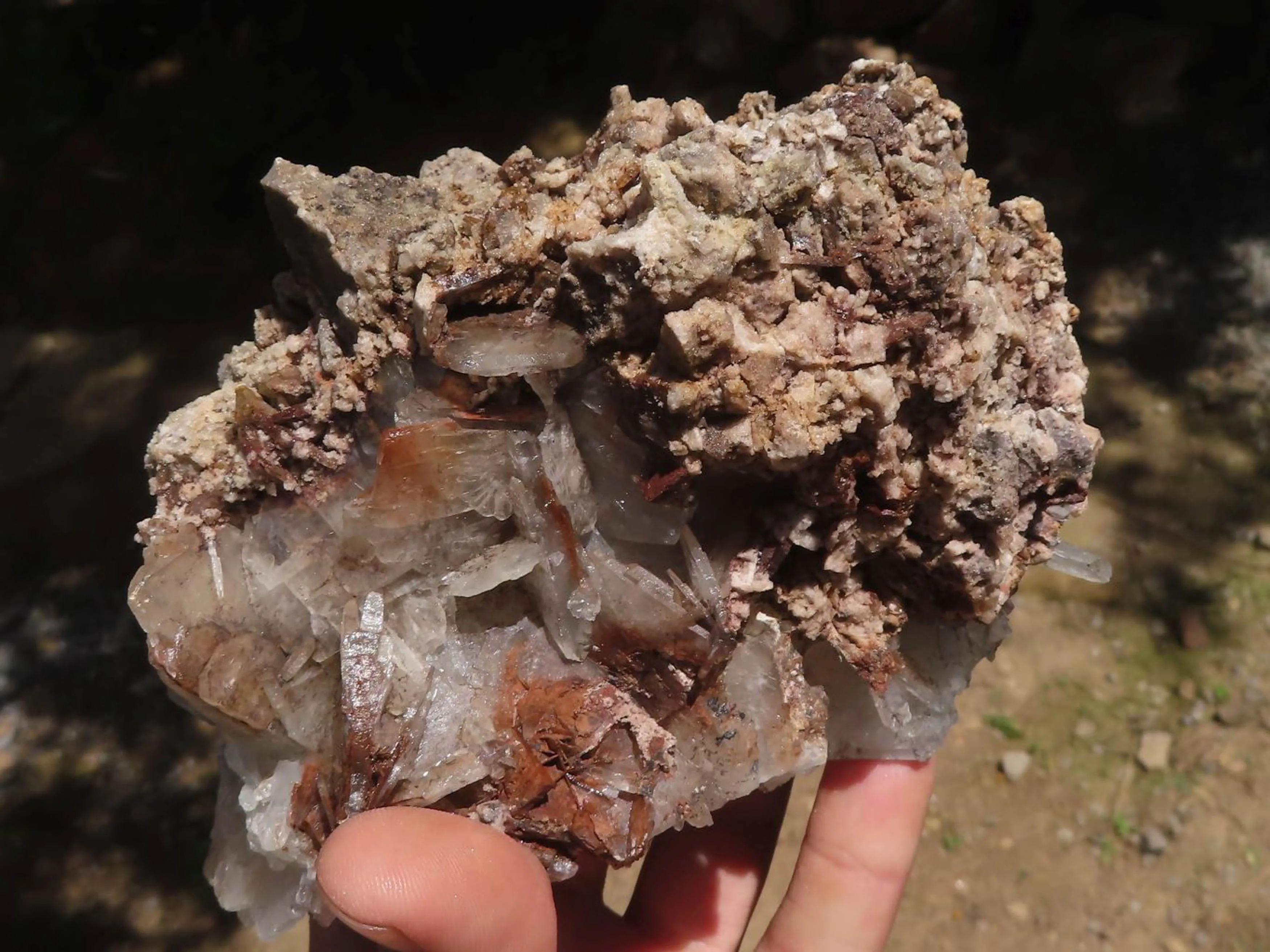 Natural Large Bladed Barite Specimen  x 1 From Tenke Fungurume, Congo
