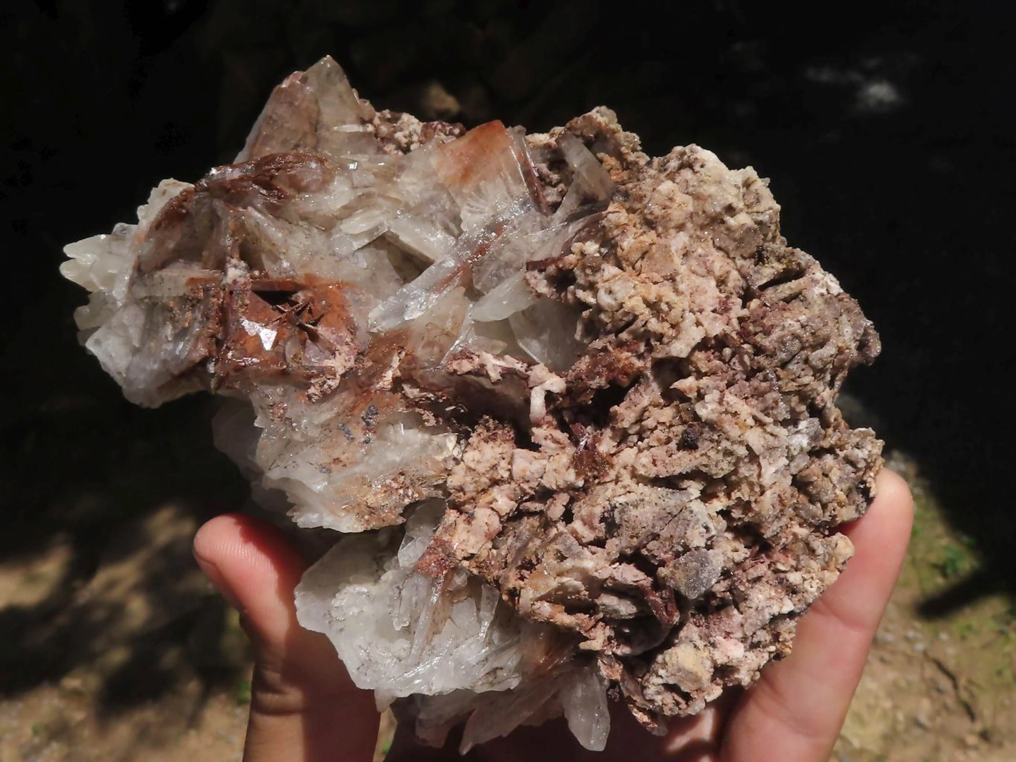 Natural Large Bladed Barite Specimen  x 1 From Tenke Fungurume, Congo