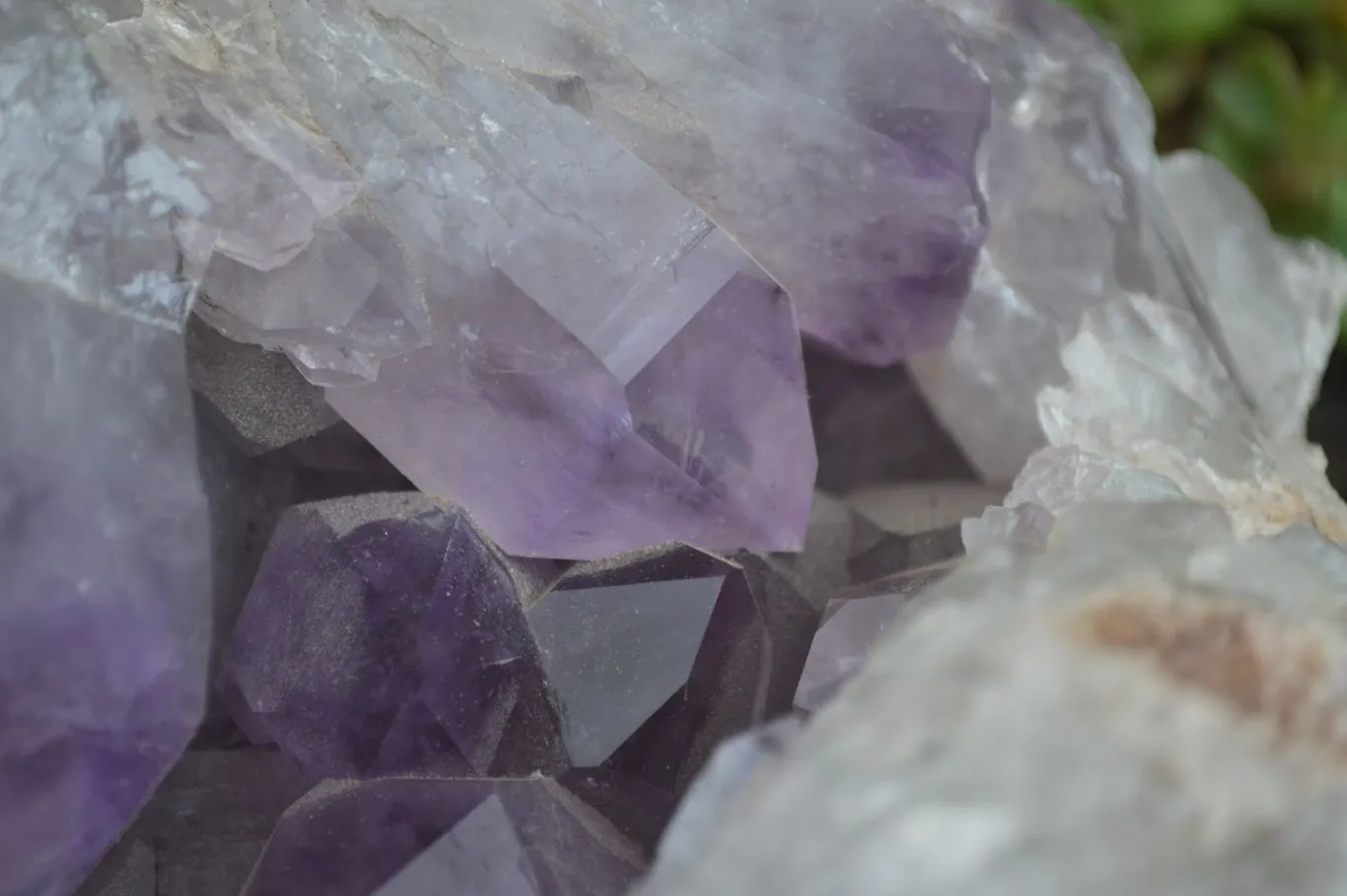 Natural Large Jacaranda Amethyst Vug Specimen x 1 From Mumbwa, Zambia
