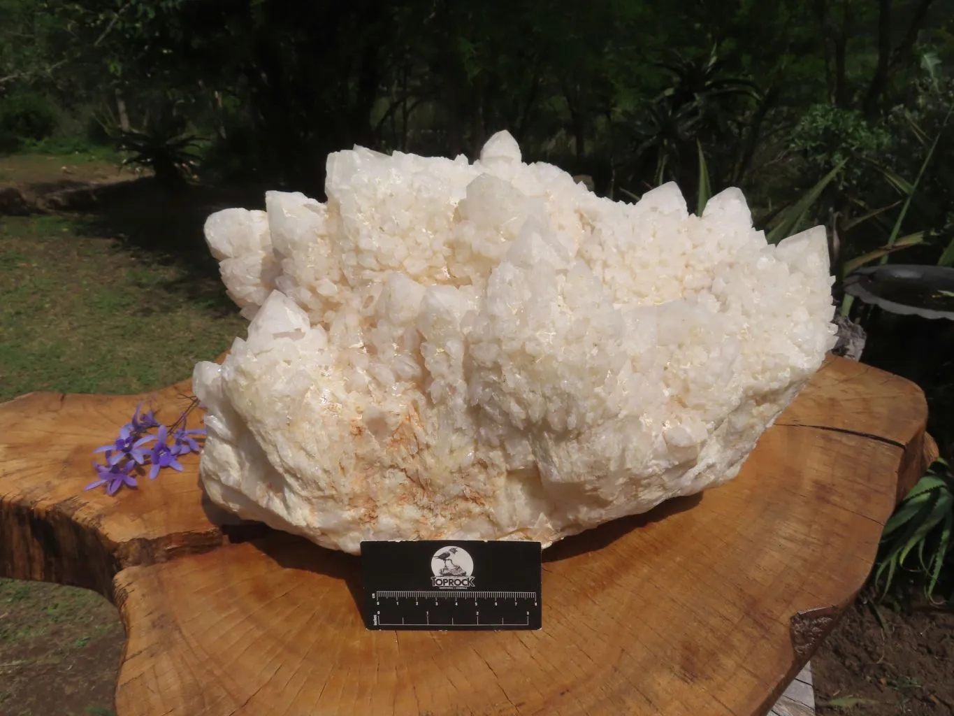 Natural Massive White Phantom Castle Quartz Cluster x 1 From Ivato, Madagascar