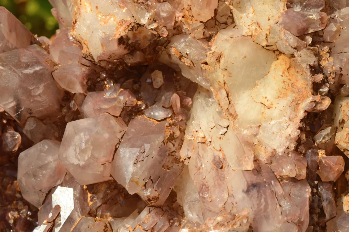 Natural XXL Red Hematoid Quartz Cluster x 1 From Karoi, Zimbabwe