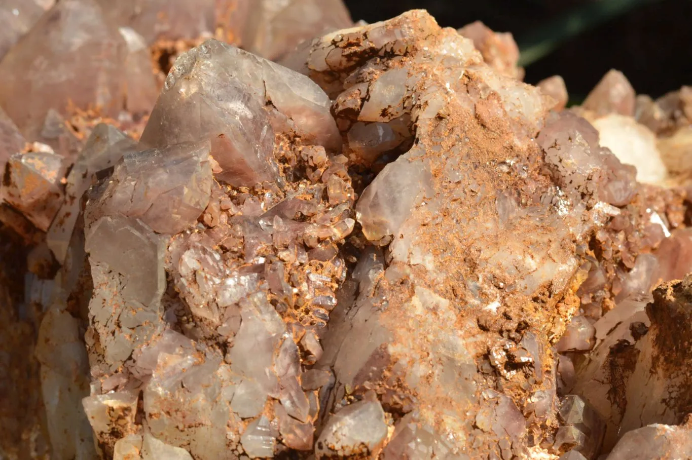 Natural XXL Red Hematoid Quartz Cluster x 1 From Karoi, Zimbabwe